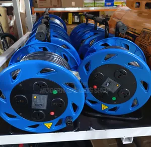 Heavy-Duty Extension Cable Reel With 4 Universal Sockets