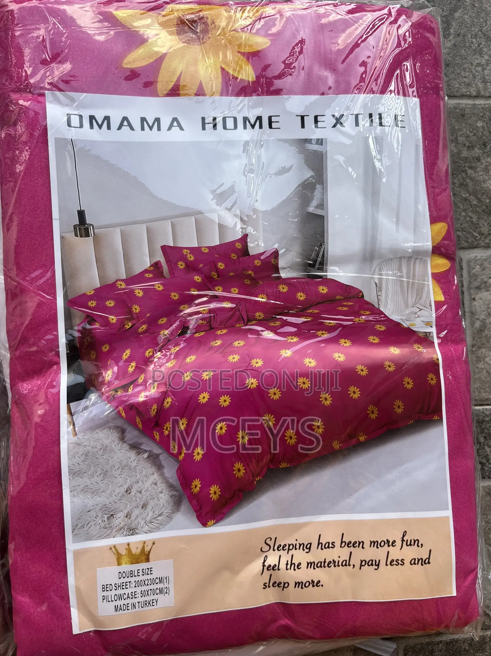 Multi Coloured Double Sizes Bedsheet