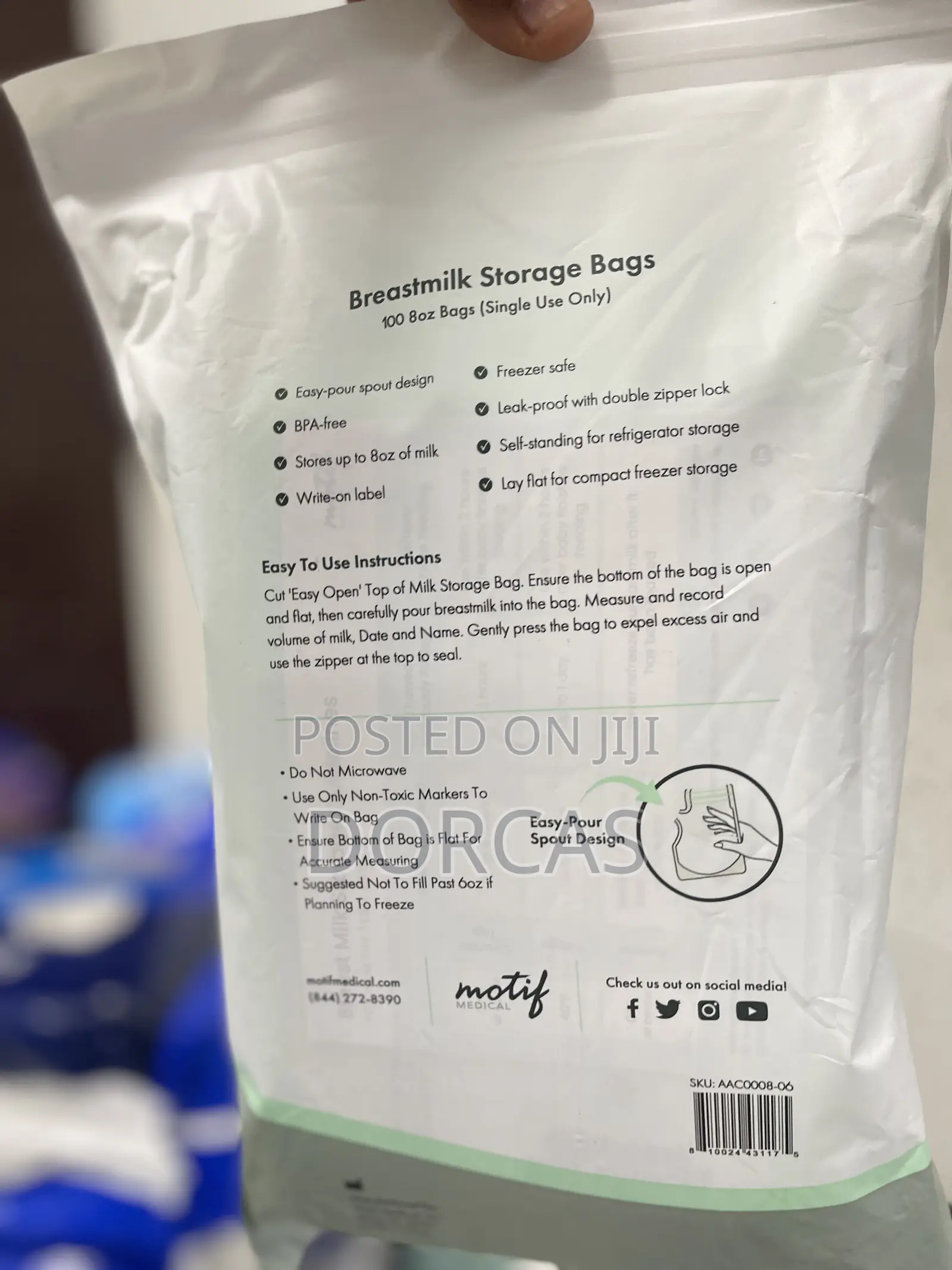 Breastmilk Storage Bags 100pcs and 120pcs