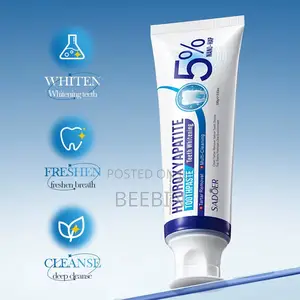 Sadoer 5% Nano-Hydroxyapatite Whitening Toothpaste 100g - 3 PCS