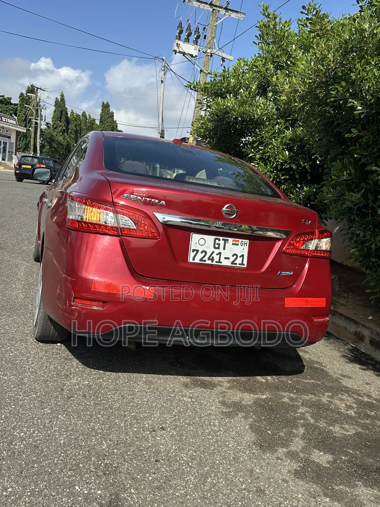 Nissan Sentra SV 2016 Red