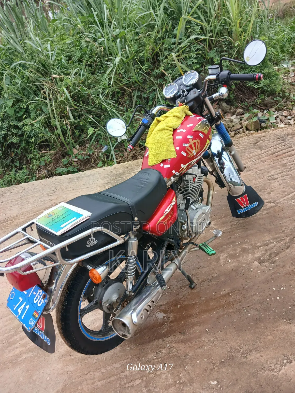 Haojue HJ125-8K 2021 Red