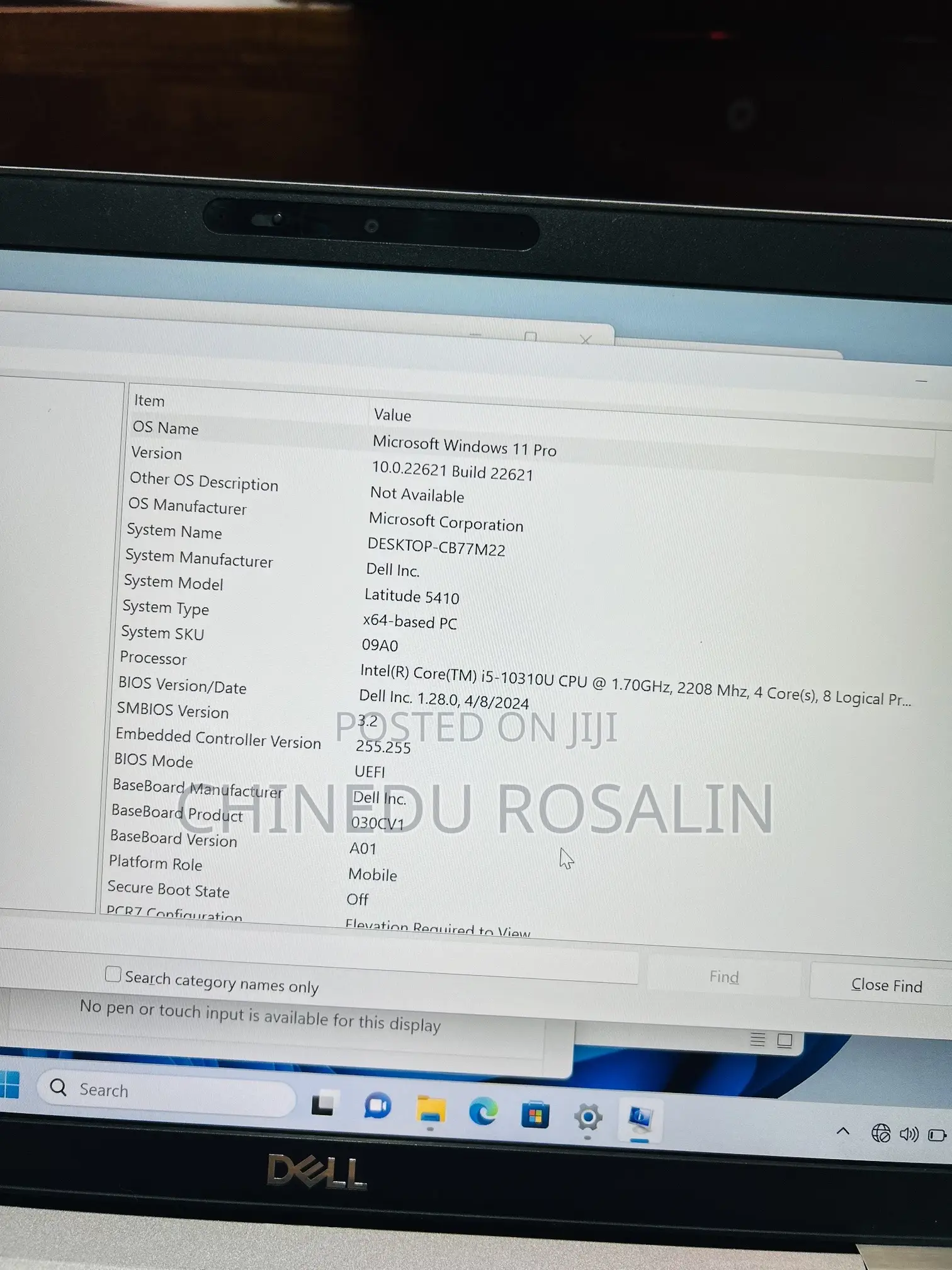 Laptop Dell Latitude 5410 16GB Intel Core i5 SSD 256GB