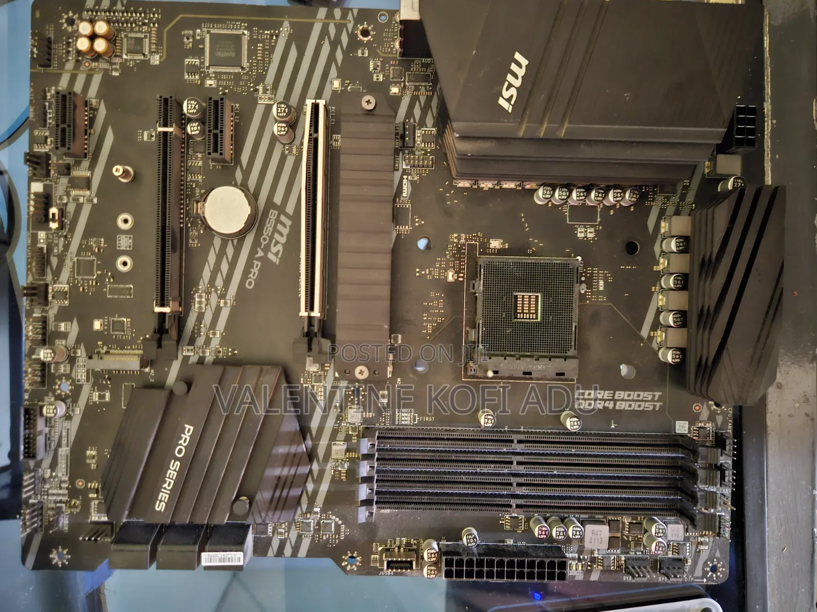 B550 Msi Motherboard + 32gig Crucial Pro Ram (Ddr4) + Ryzen 7