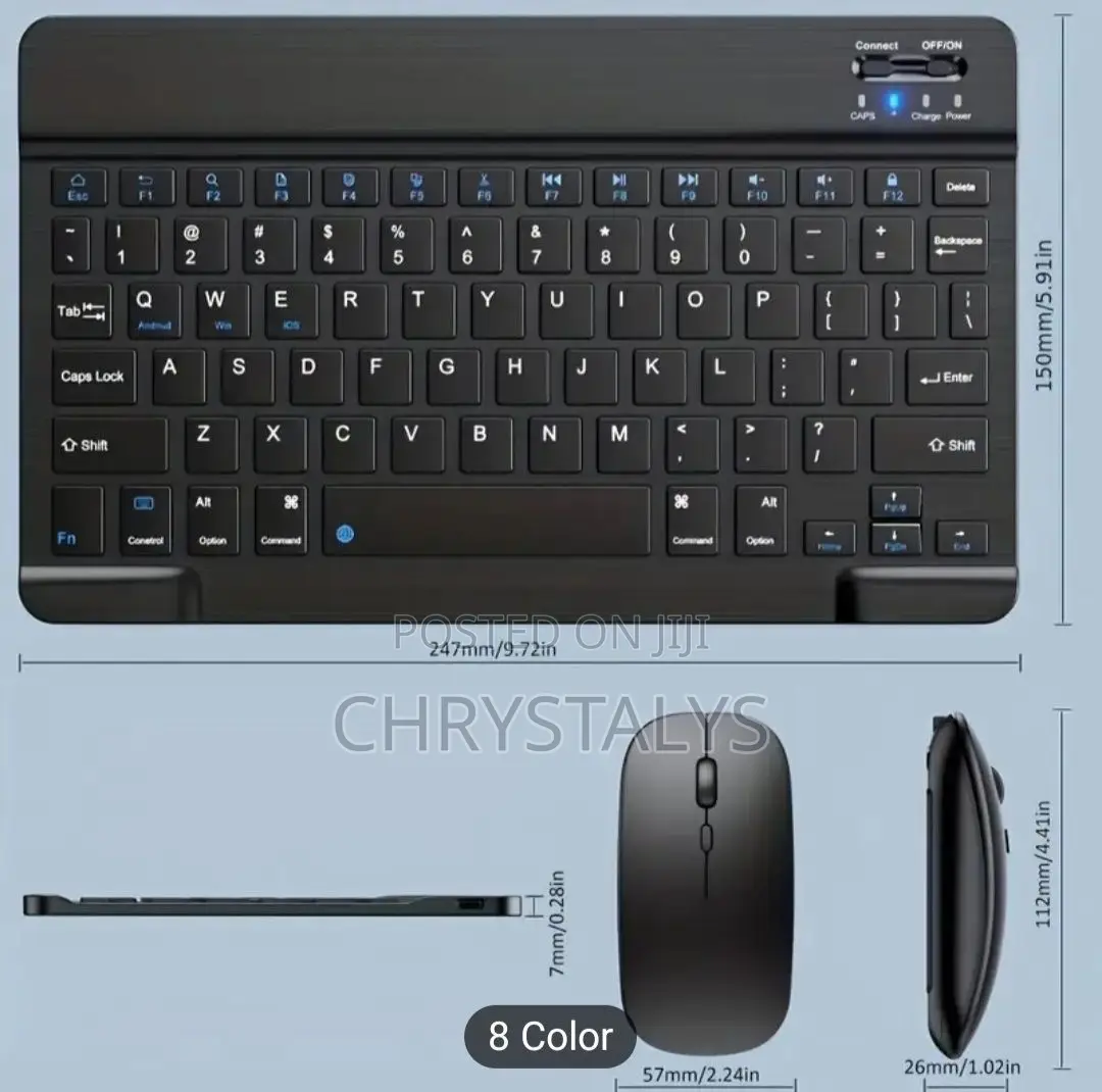 Rechargeable Bluetooth Keyboard for iPad, Ihone, Laptop