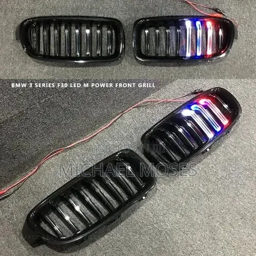 BMW F30 Front Grill M5 Sports With Design Light on It