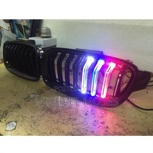 BMW F30 Front Grill M5 Sports With Design Light on It