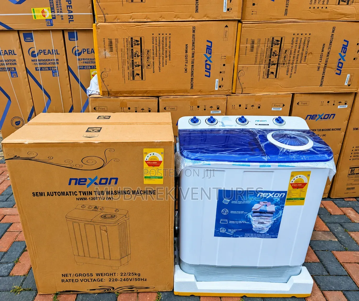 Nexon 7kg Semi Auto Washing Machine