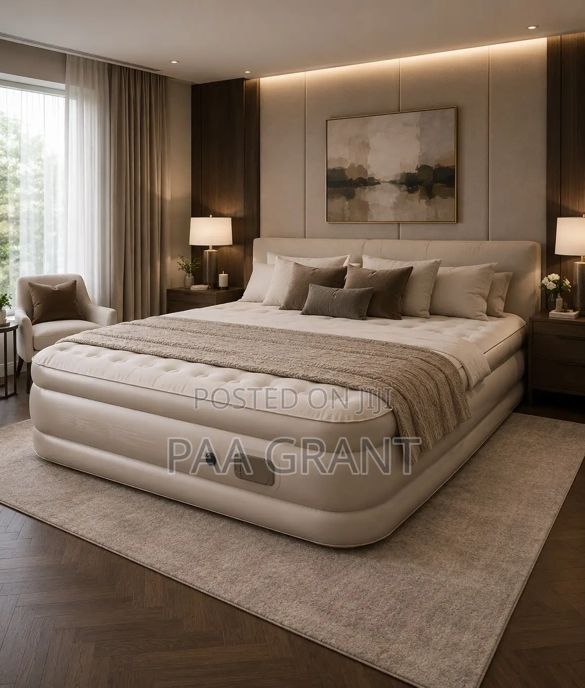 Luxury That Lasts (Double Size Inbuilt Pump Air Inflatable Mattress