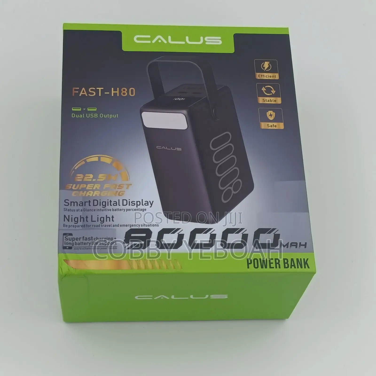 Calus Power Bank (Fast-H80 ) 80,000mah Ultra Large Capacity