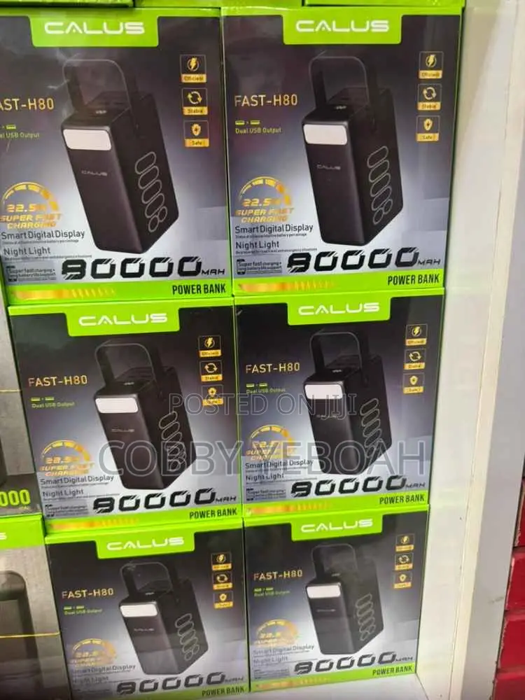Calus Power Bank (Fast-H80 ) 80,000mah Ultra Large Capacity