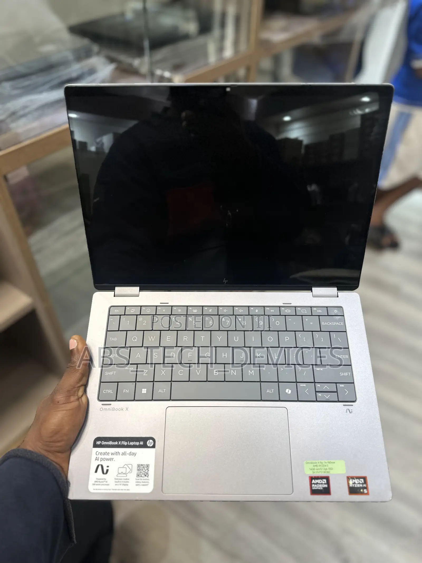 Laptop HP OmniBook X Flip 14" 16GB AMD Ryzen 5 SSD 512GB