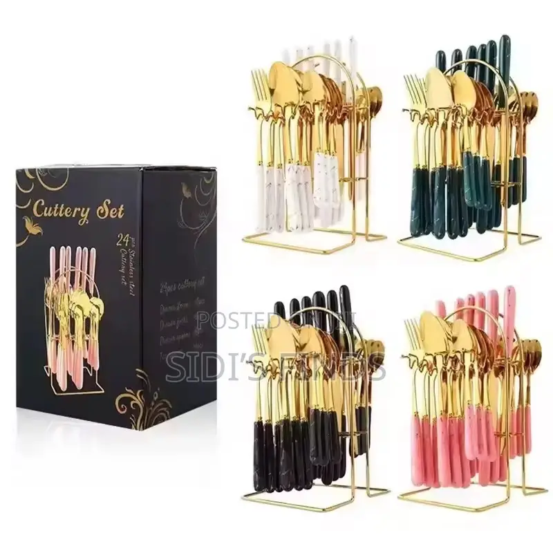 24 Pieces Cutlery Set