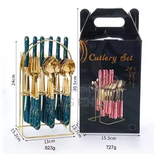 24 Pieces Cutlery Set