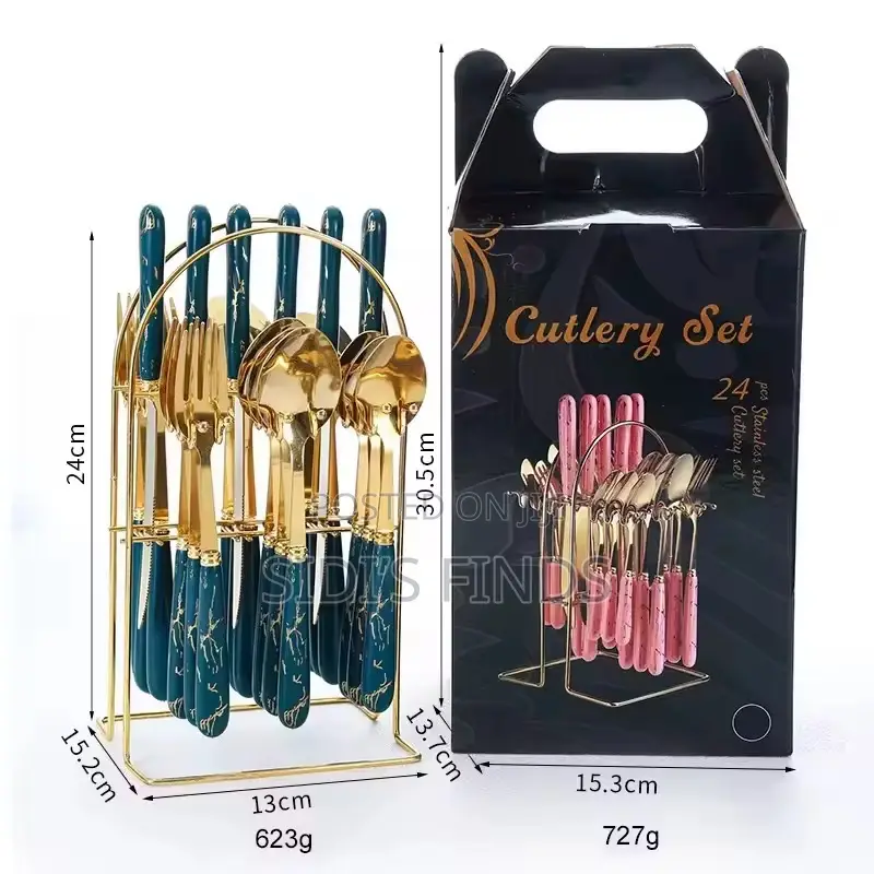 24 Pieces Cutlery Set