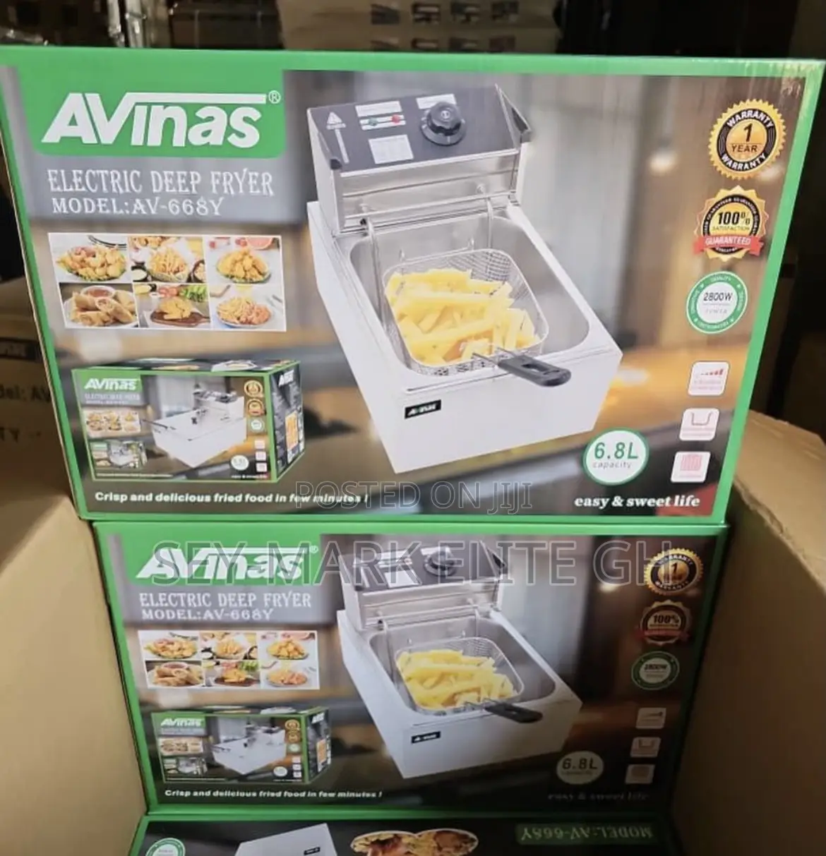 6.8l Avinas Deep Fryer