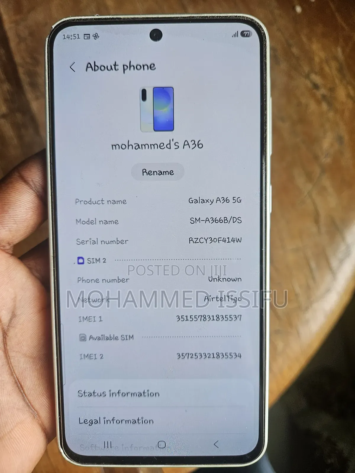 Samsung Galaxy A36 256 GB White