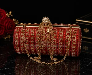Luxury Rhinestone Evening Clutch Bag