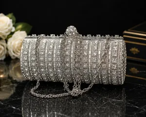 Luxury Rhinestone Evening Clutch Bag