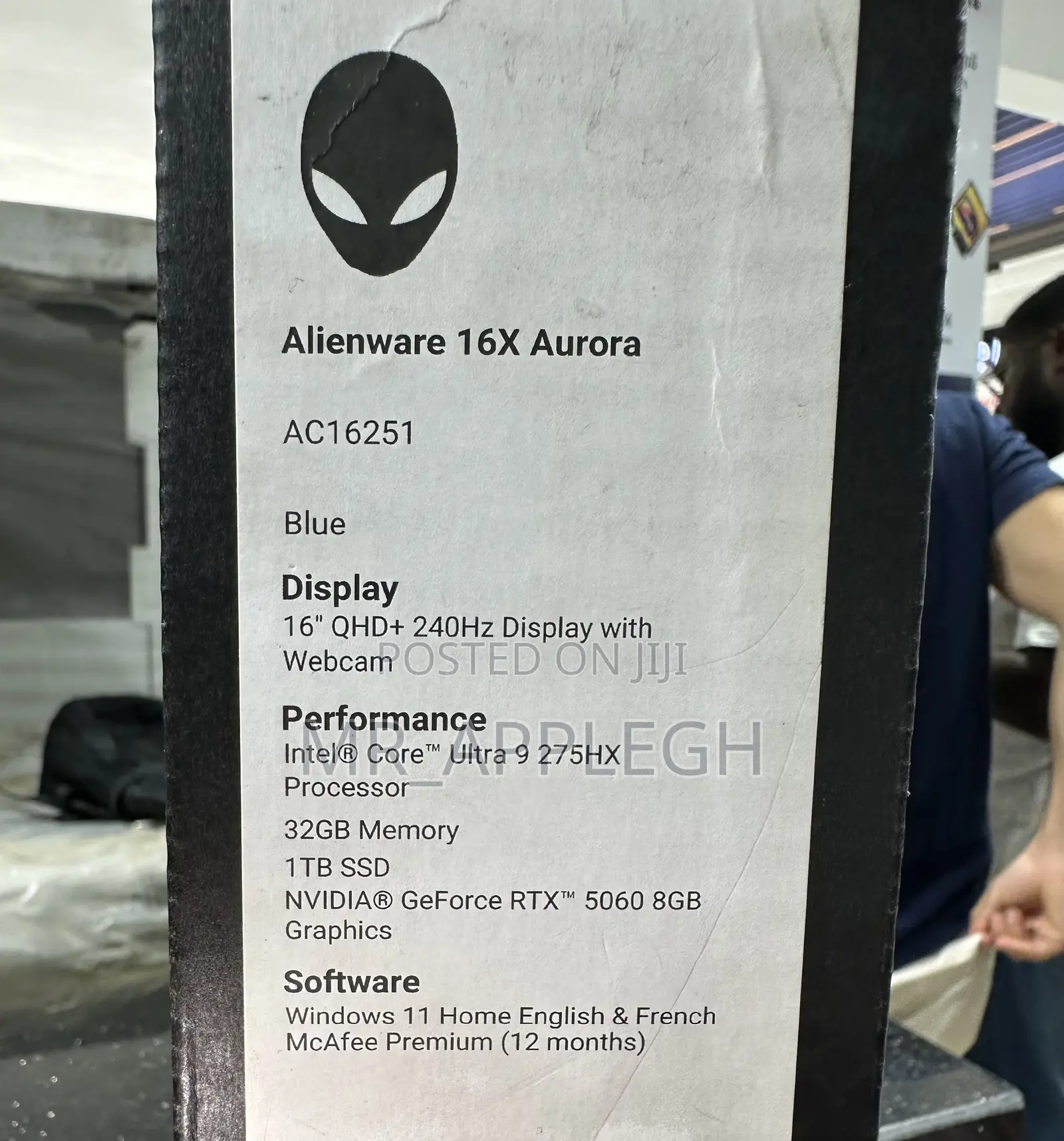New Laptop Alienware 16x Aurora 32GB Intel Core Ultra 9 SSD 1T