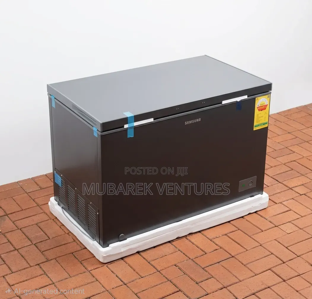 Samsung 371l Chest Freezer With Power Freeze Function Dark Gray