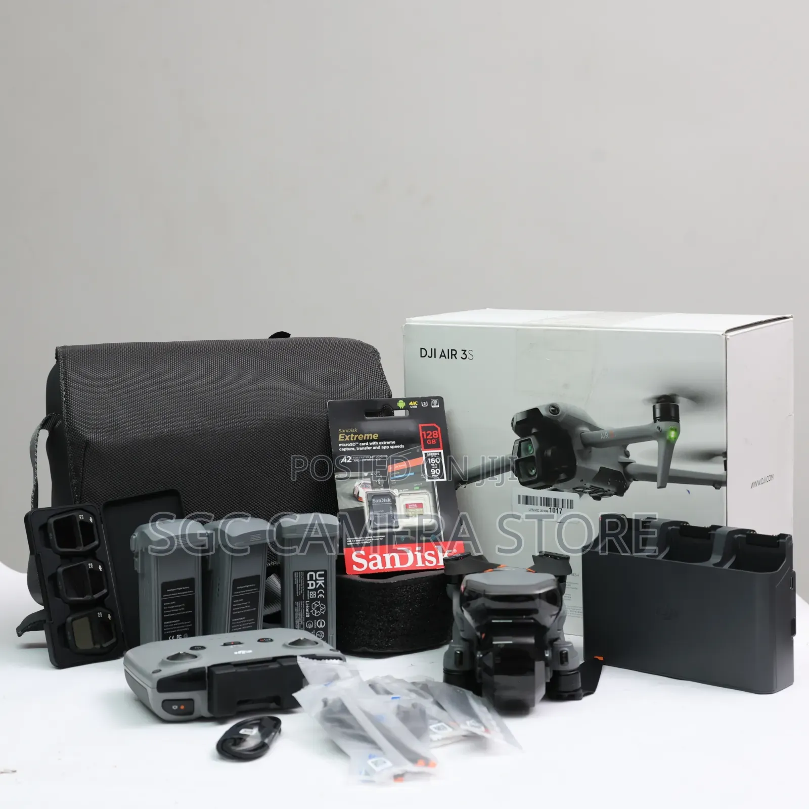 Dji Air 3s Fly More Combo Drone With Rc-N3 Controller 6months Warranty
