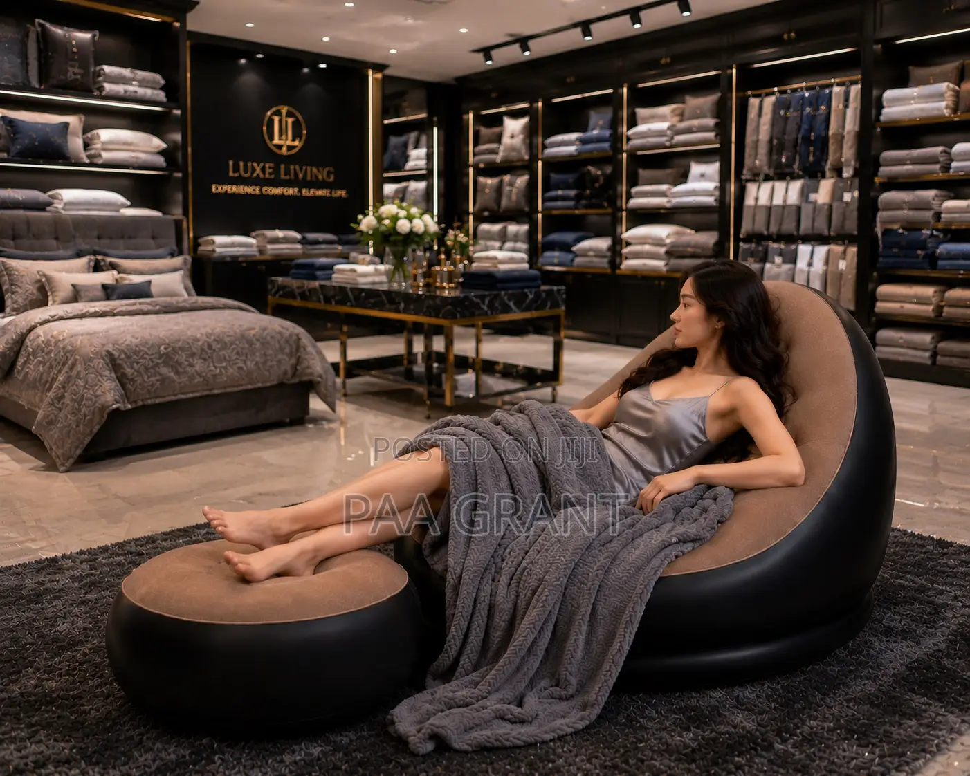 Premium Quality U Can Trust Inflatable Air Sofa Plus Free Pump