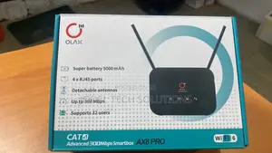 Olax Ax8 Pro Wifi 6 Smart Router – 300mbps, 5000mah Battery