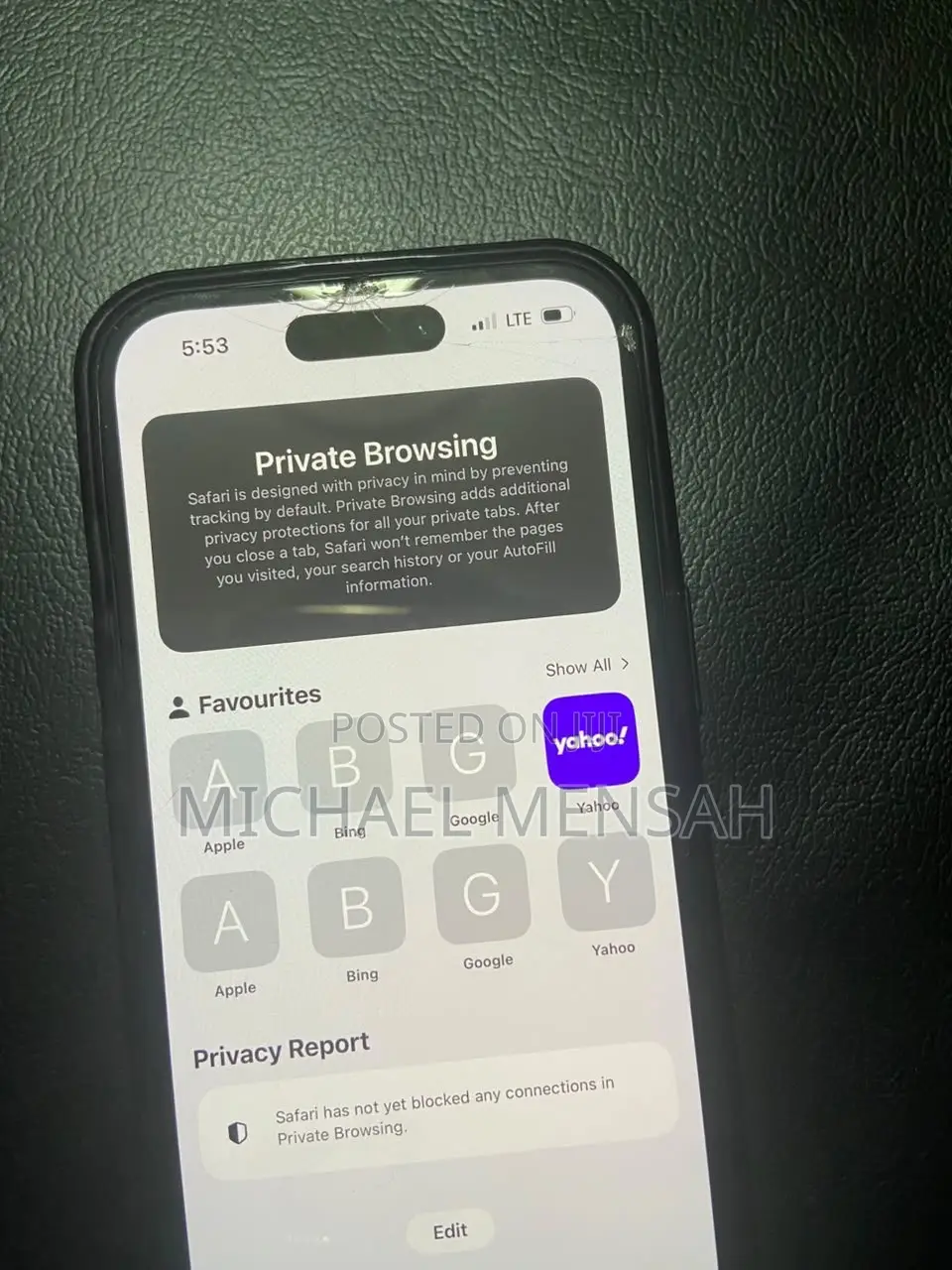 Apple iPhone 15 256 GB Black