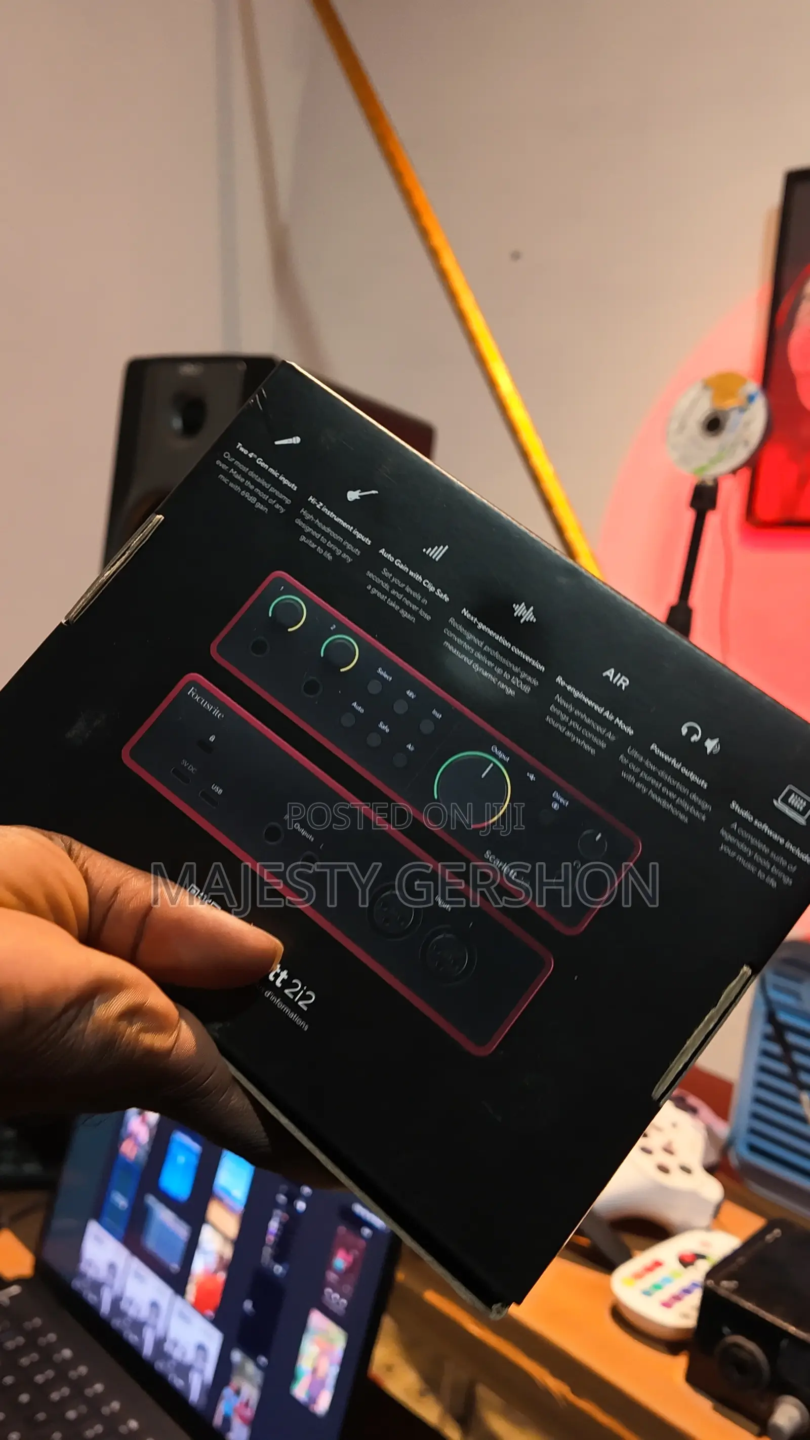 Focusrite 2i2 4th Gen Audio Interface / Sound Card