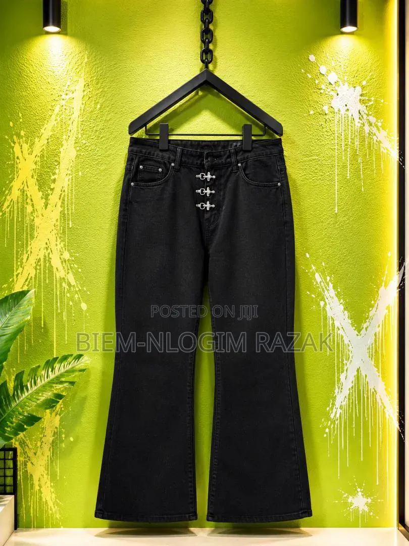 Saint Tears Nd Chrome Heart Baggy Jeans Available in Stock