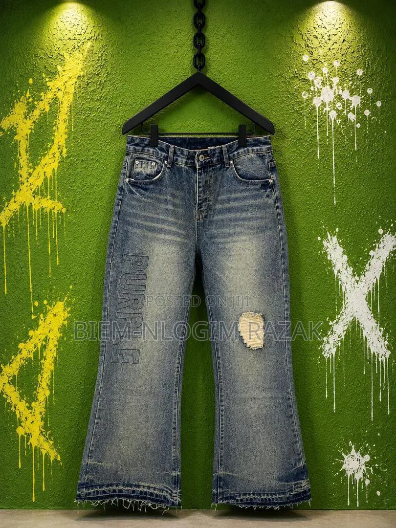 Saint Tears Nd Chrome Heart Baggy Jeans Available in Stock