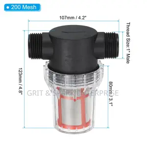 3/4 Inch 200 Mesh Stainless Steel Filter Screen Water Pump Filter