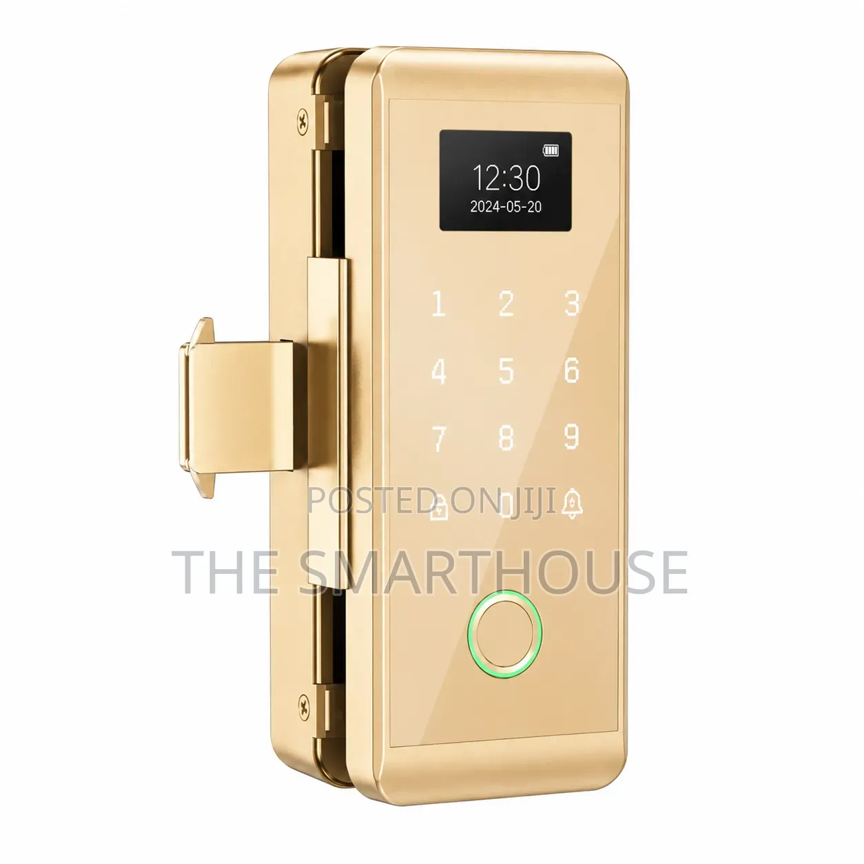 Smart Glass Door Lock With Finger Print