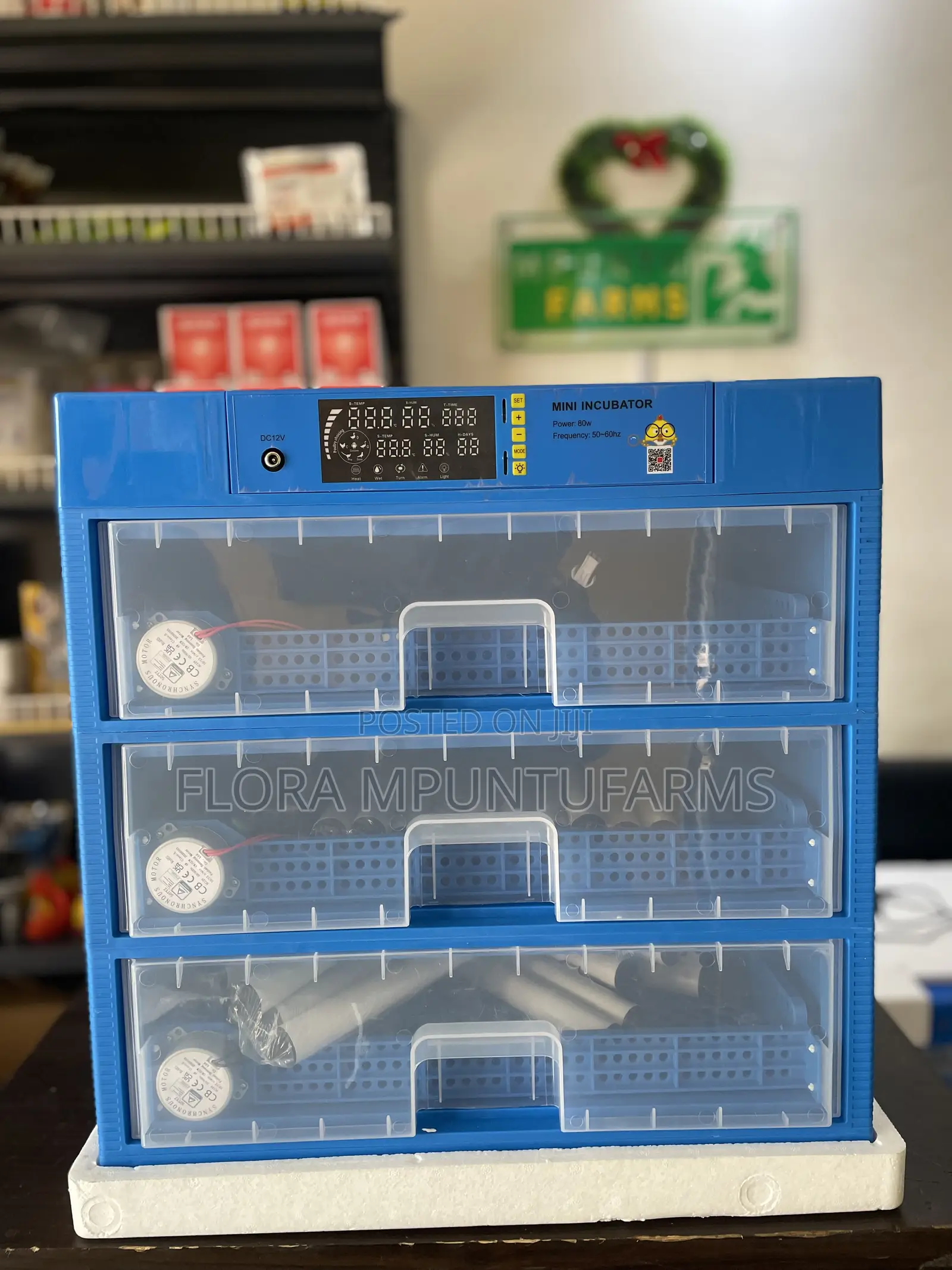 210 Egg Capacity Automatic Dual Power Incubator