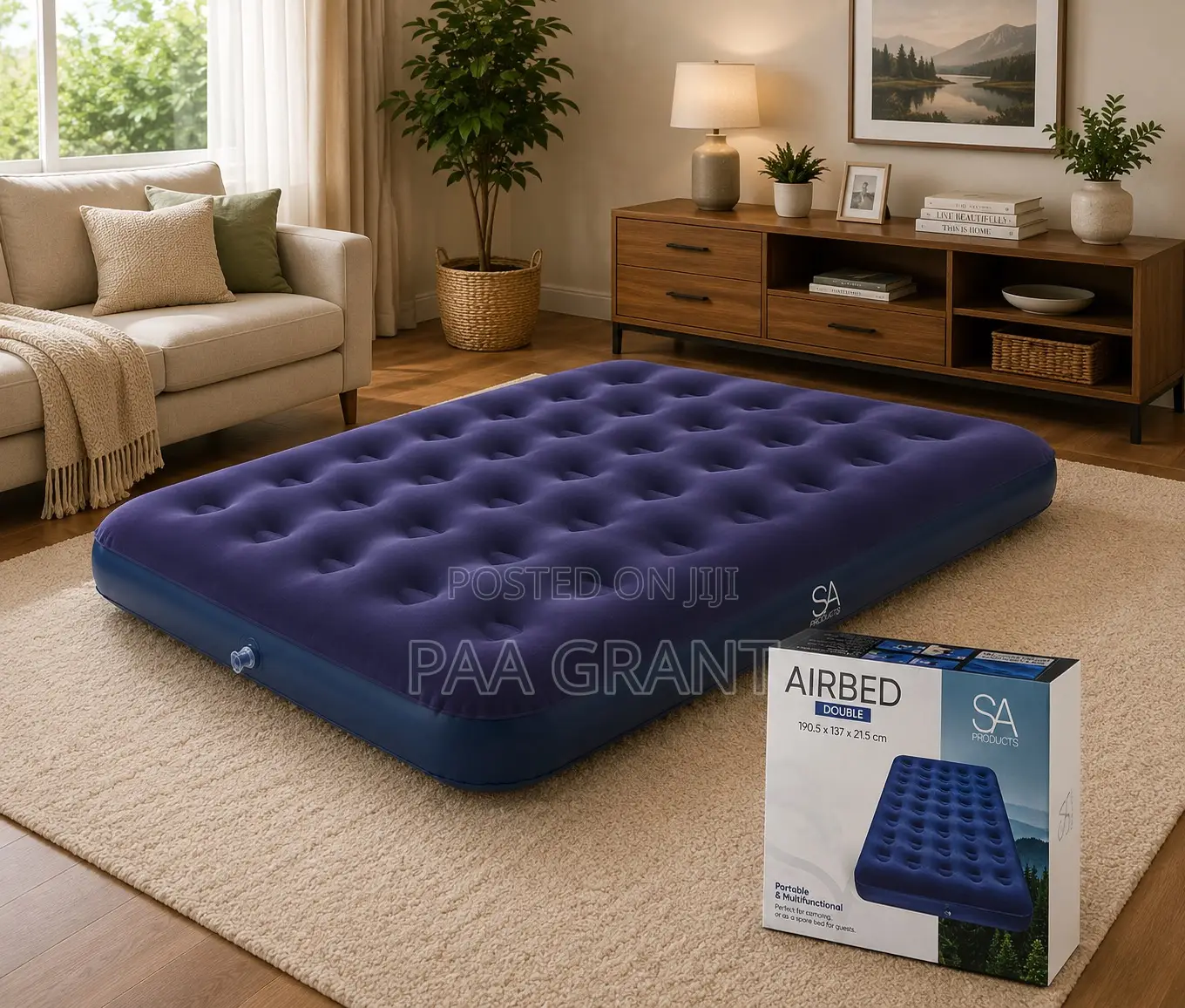 String Reliable Air Mattress Comes Plus Free Pump