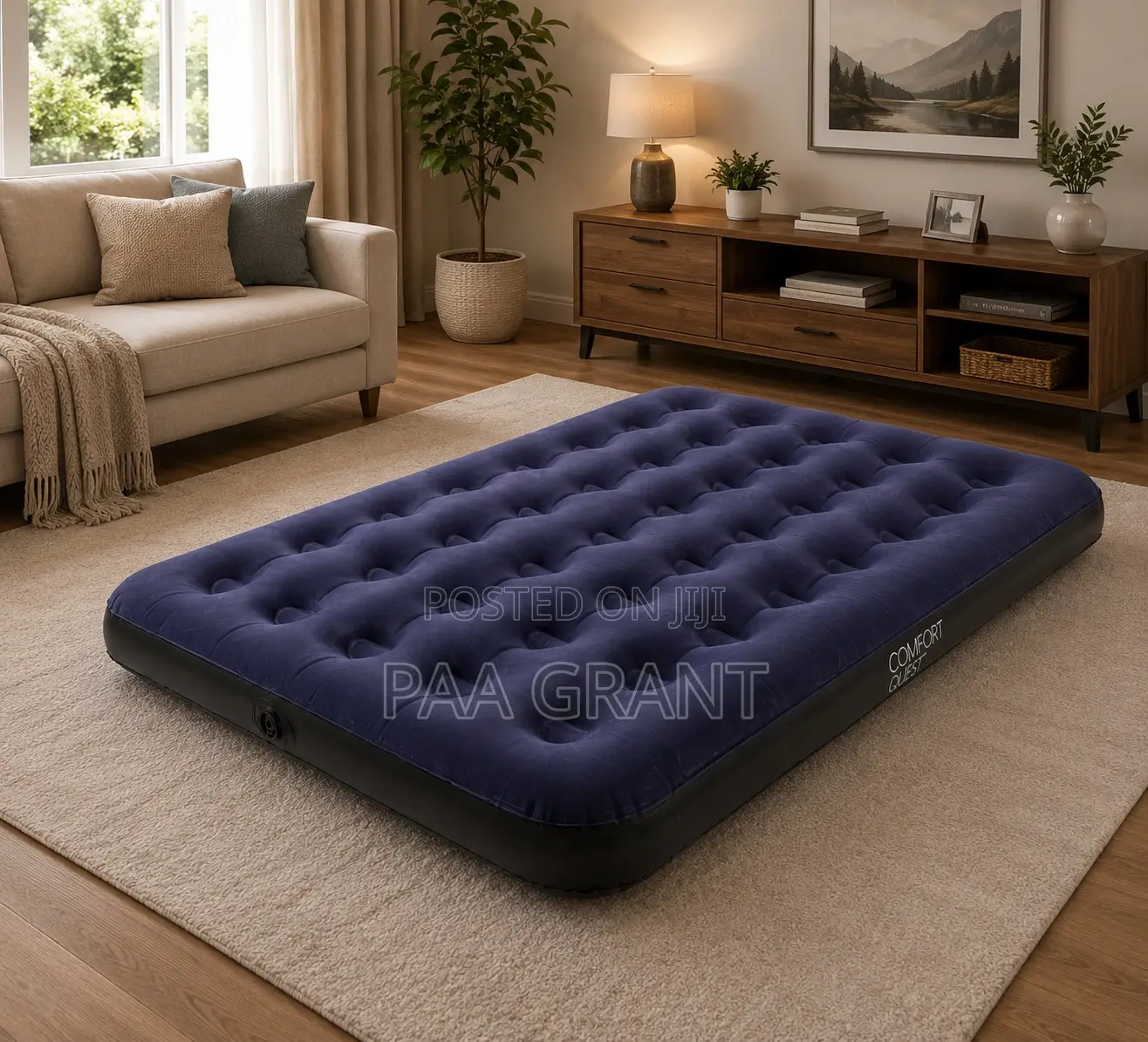String Reliable Air Mattress Comes Plus Free Pump