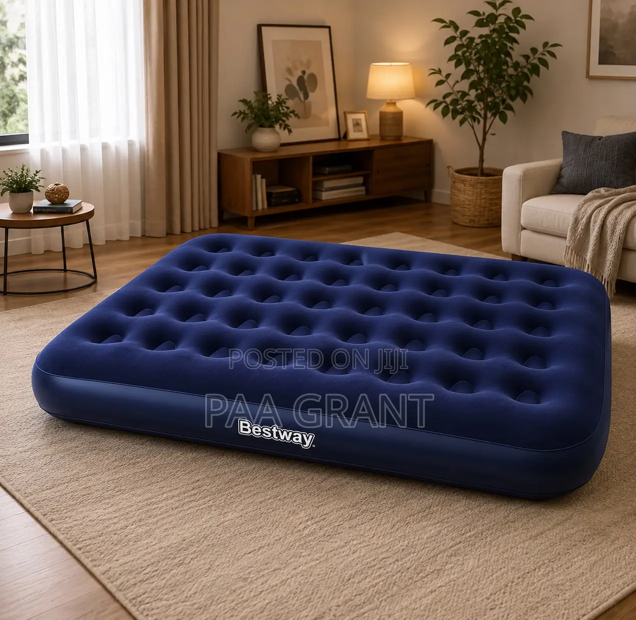 Luxury Inflatable Single Size Air Mattress Plus Free Pump
