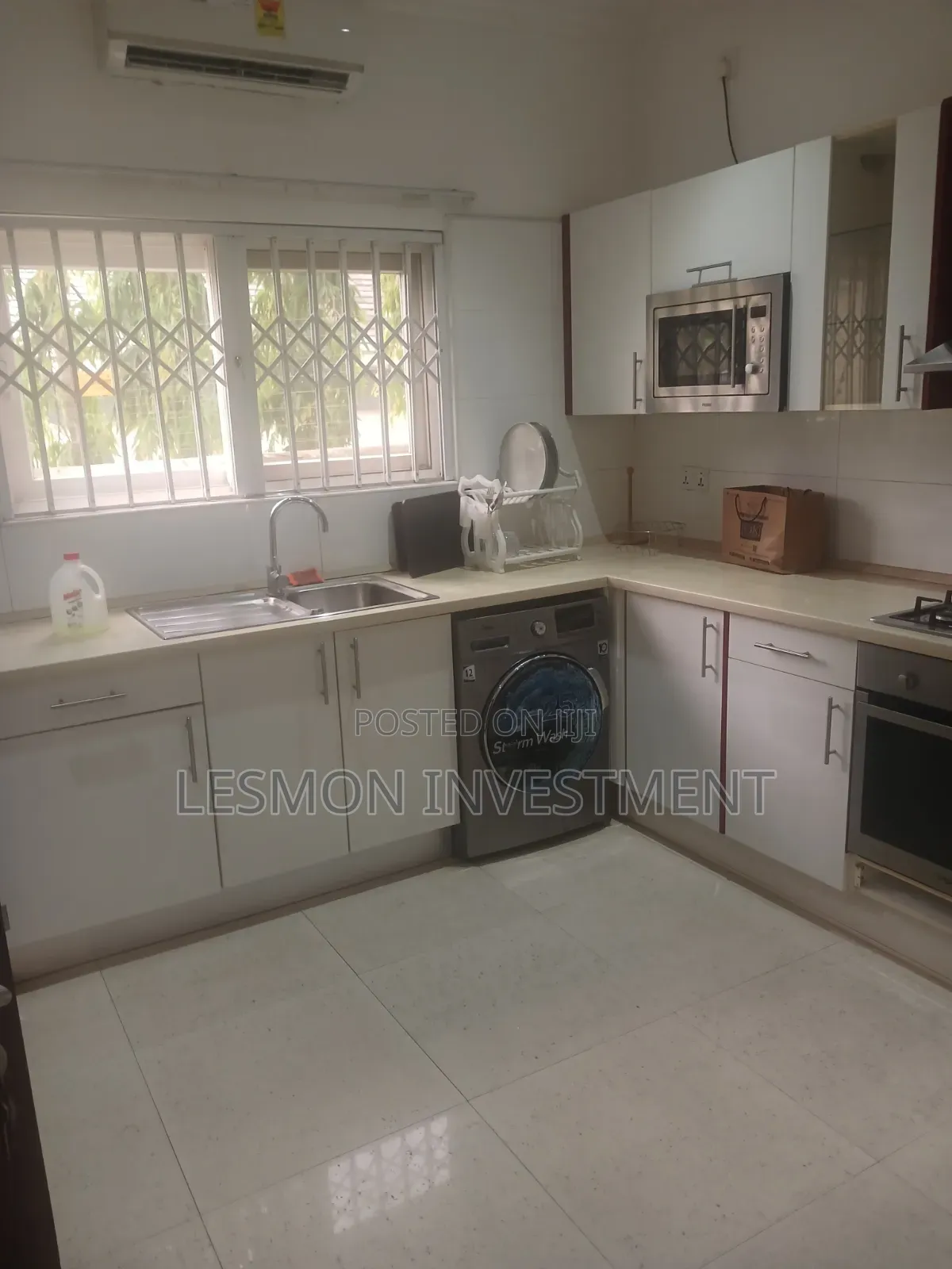 Furnished 4bdrm Bungalow in Lesson Investment, Airport Residential Area