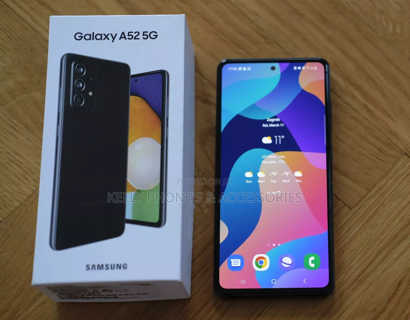 New Samsung Galaxy A52 5G 128 GB Black