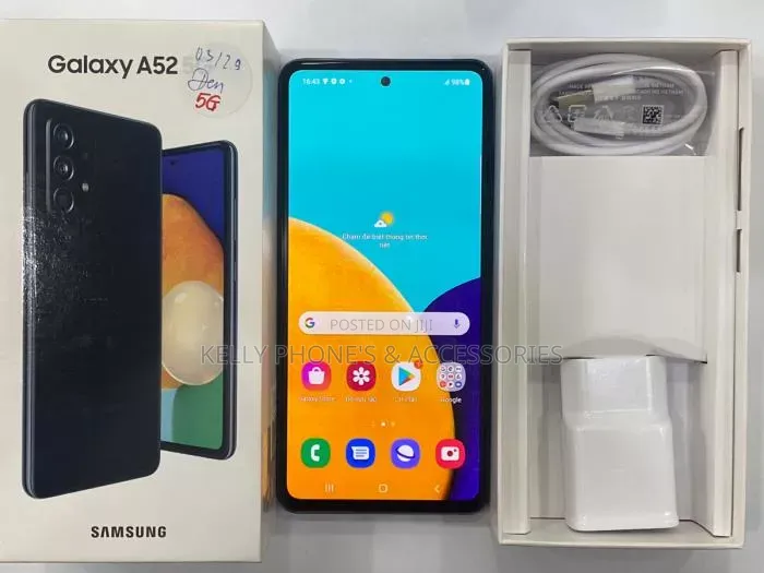 New Samsung Galaxy A52 5G 128 GB Black