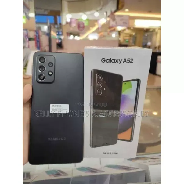 New Samsung Galaxy A52 128 GB Black