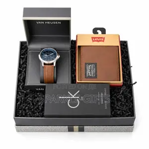 Designer Watch, Wallet and Perfume Gift Set for Men