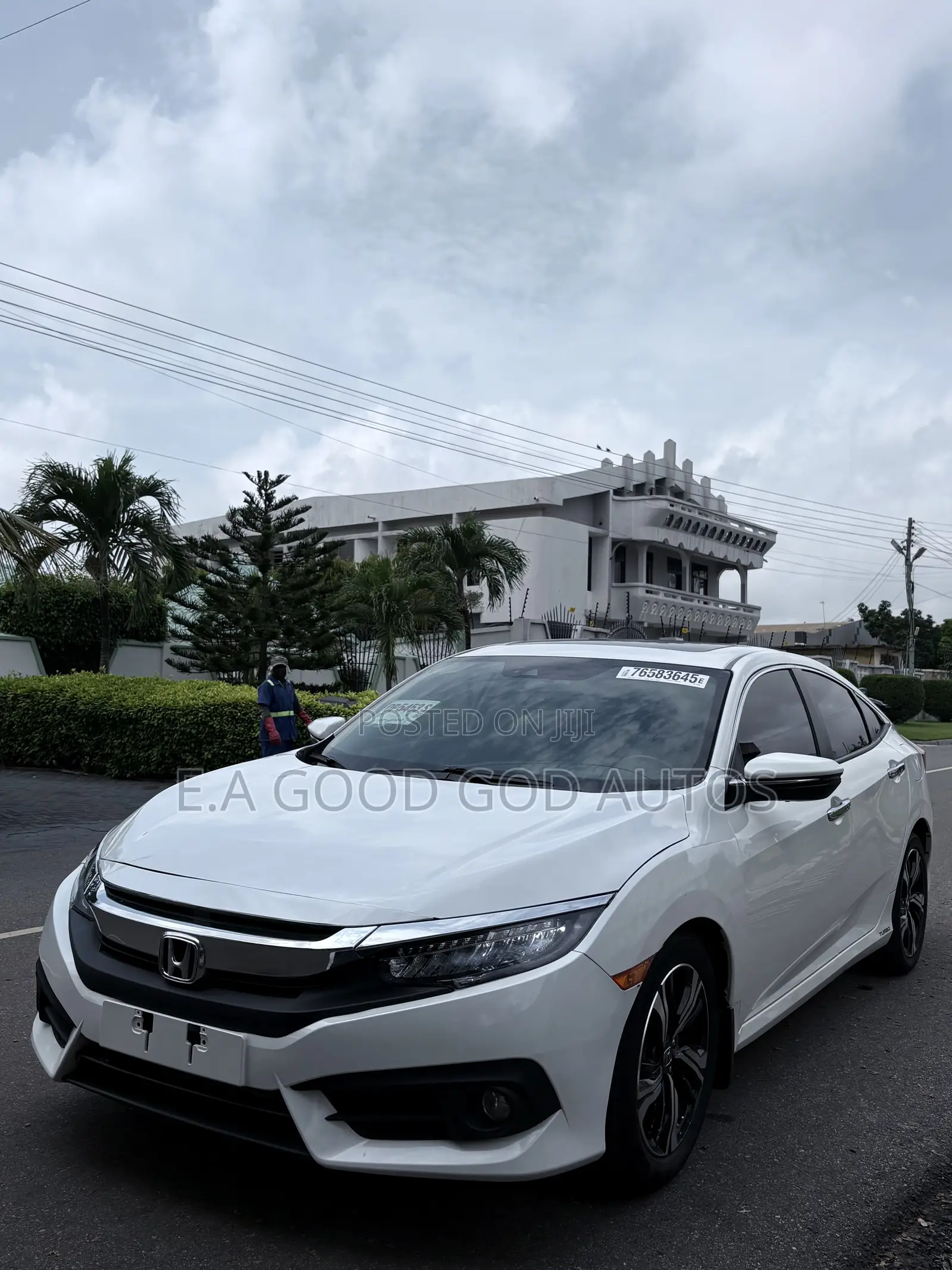 Honda Civic Touring Sedan 2018 White