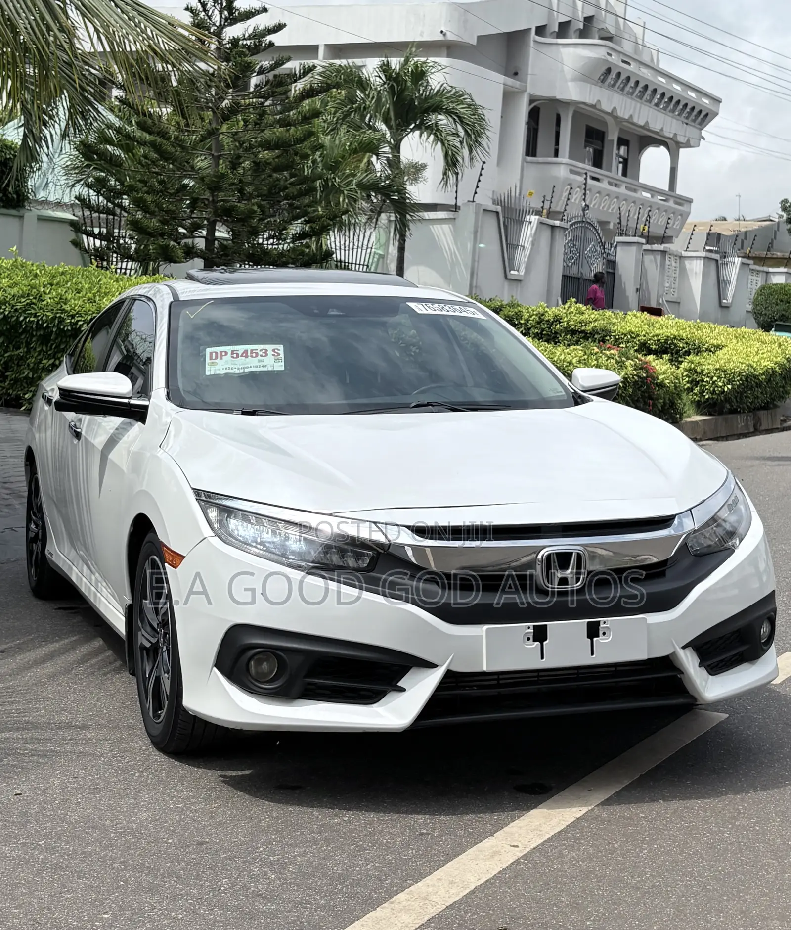 Honda Civic Touring Sedan 2018 White