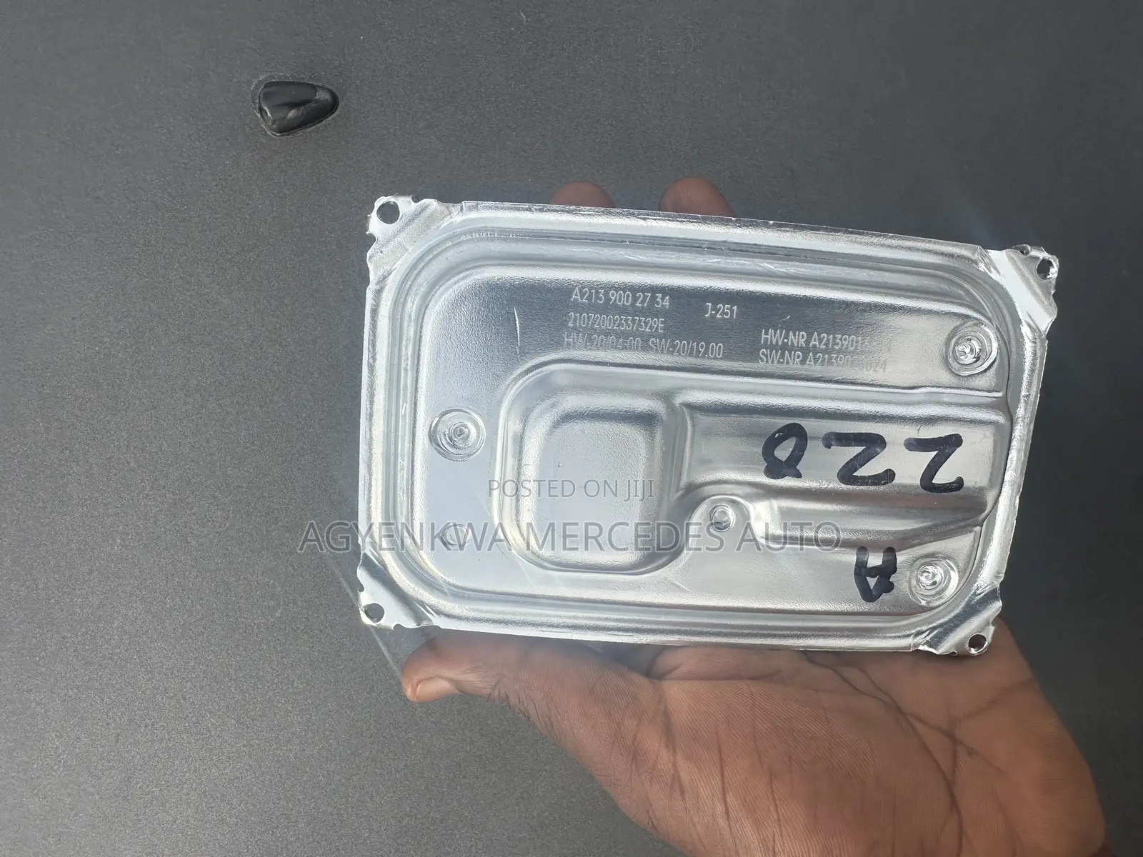 Mercedes Benz A220 2019-2022 Aclass Headlight Charger Control Module