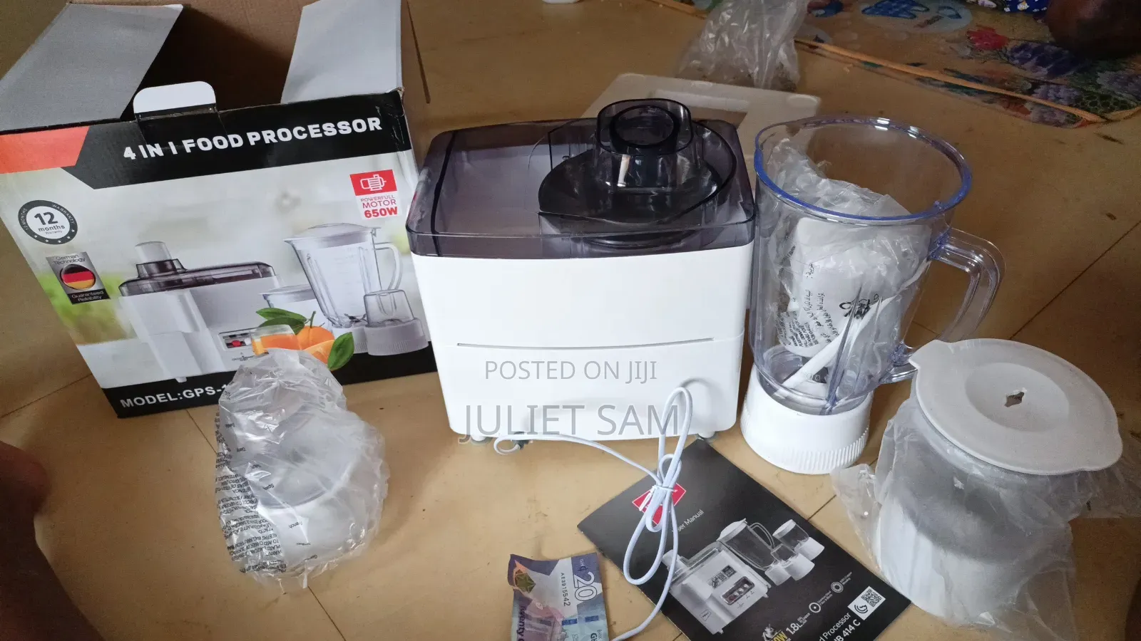 Air Fryer, 4 In 1 Juicer And Blender Sliver Crest 10 L