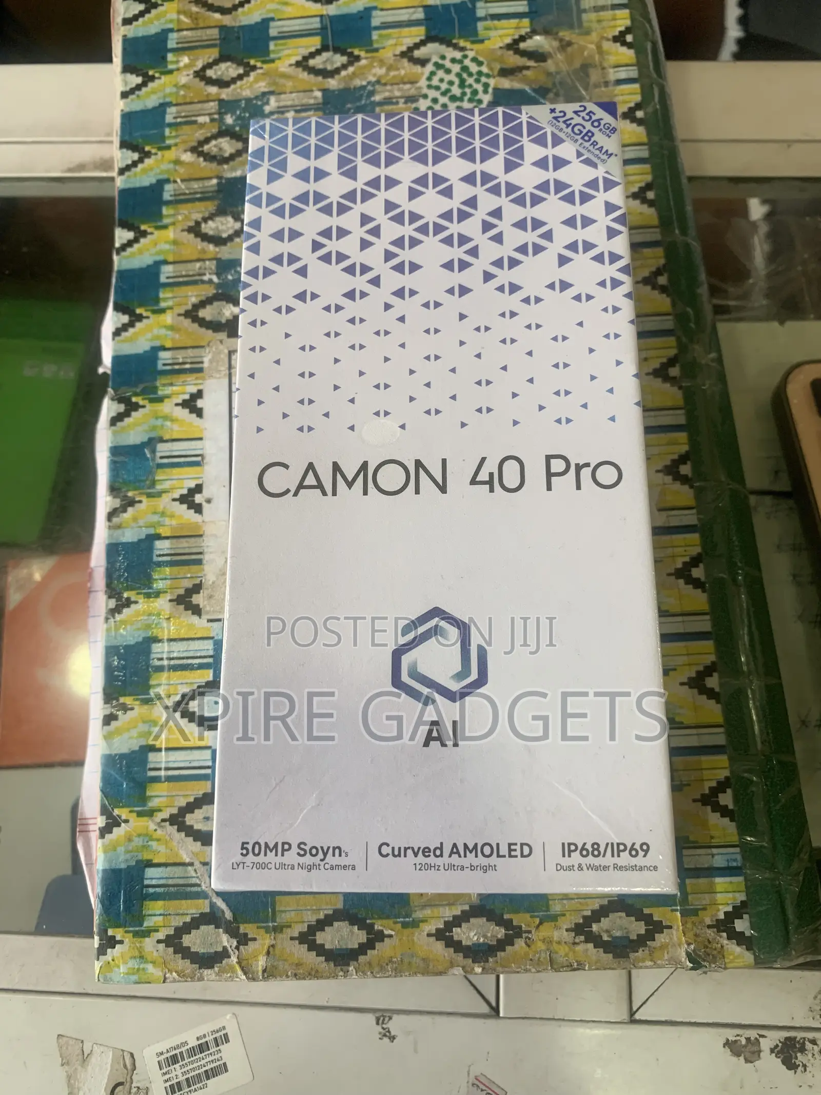 New Tecno Camon 40 Pro 5G 256 GB Black
