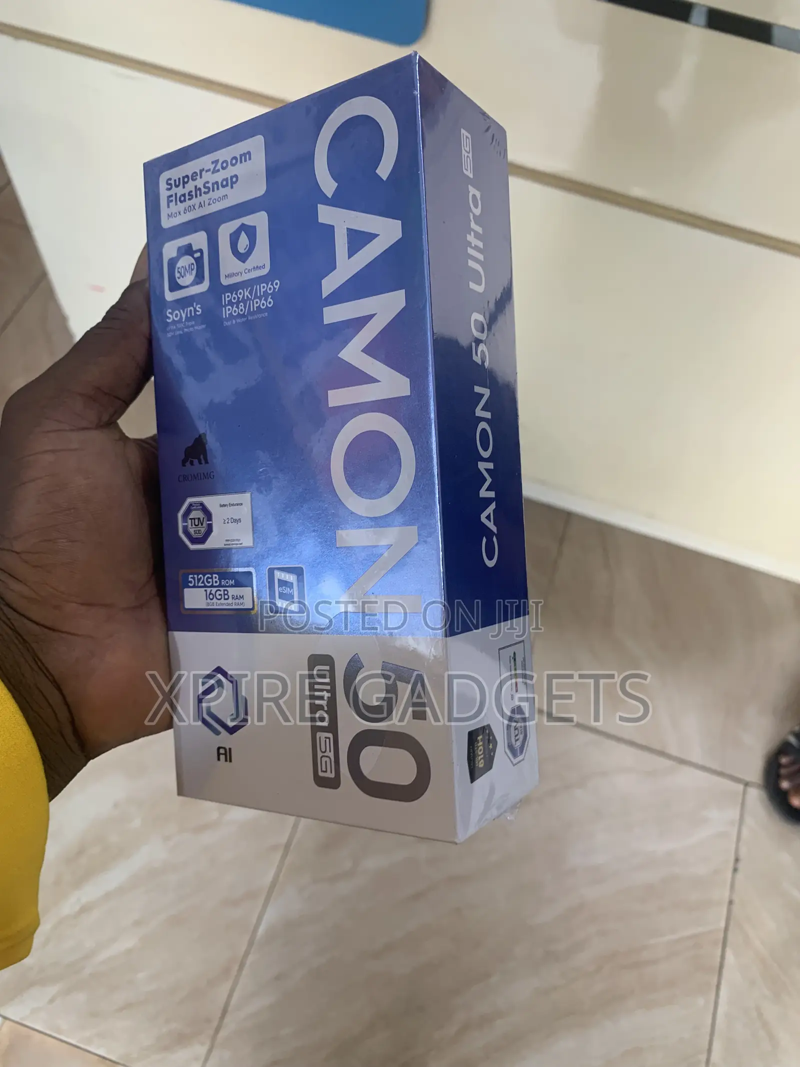 New Tecno Camon 50 Ultra 512 GB Black