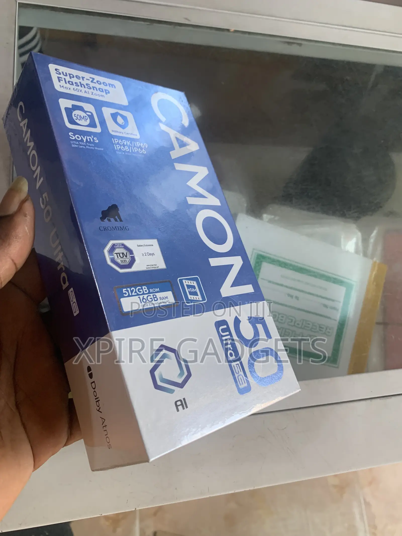 New Tecno Camon 50 Ultra 512 GB Black